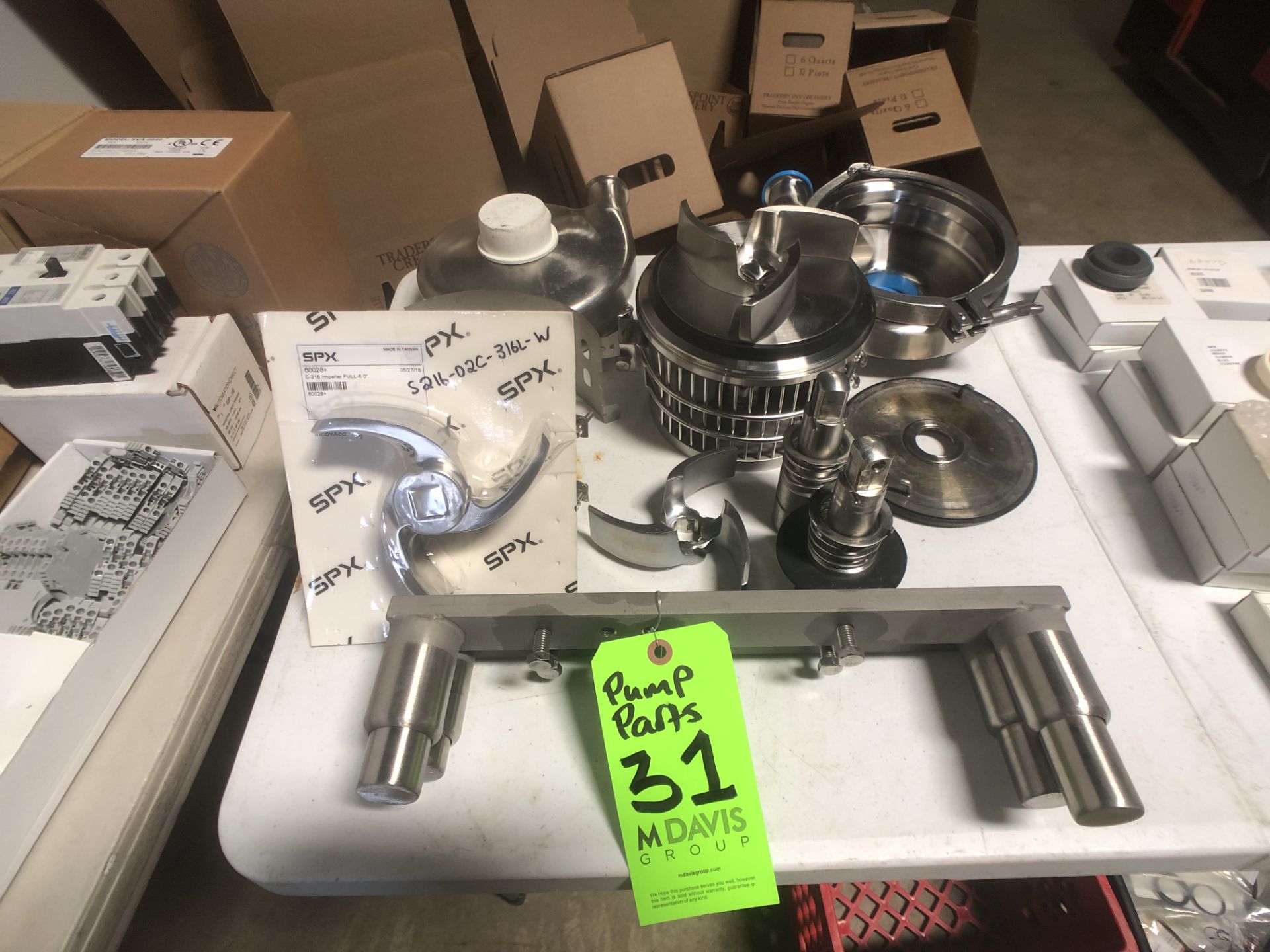 Centrifugal Pump Components, Includes New 2018 SPX 6” Impeller, Model C-216, & More