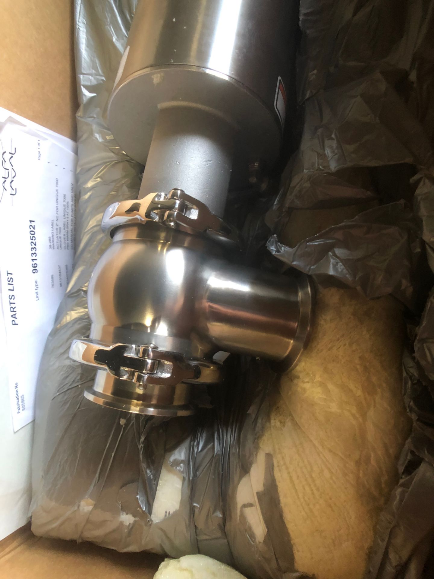 NEW 2016 Alfa Laval 7000 Type 2"Air Valve, S/N 21613019134, PN 10 - Image 3 of 3