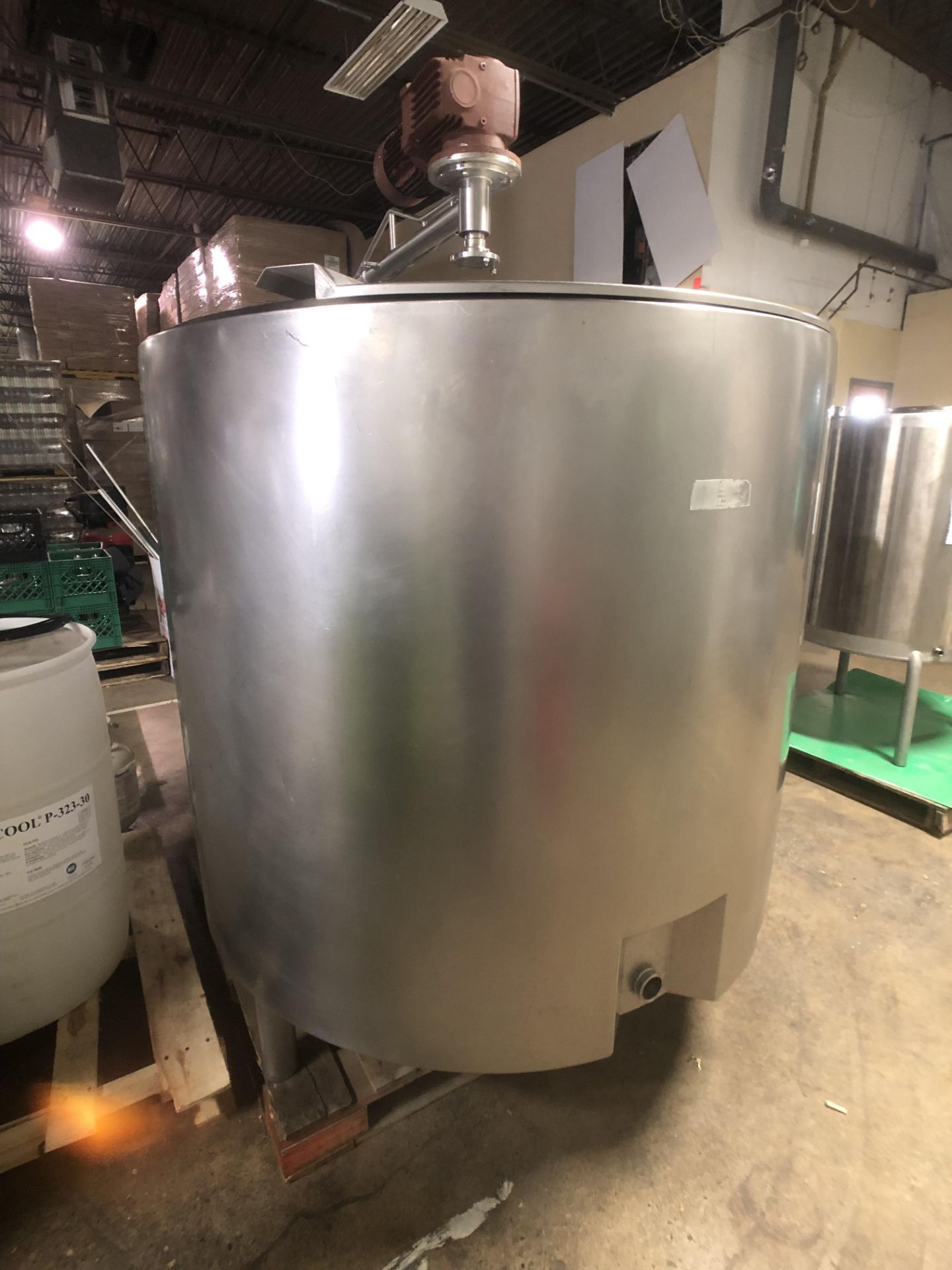 2006 C. Van't Riet 400 Gallon Batch Pasteurizer (Processor) with Top-Mount Wide Sweep Side and - Image 3 of 8