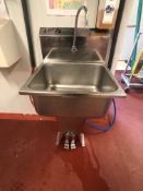 Single Bowl Foot Operated S/S Sink