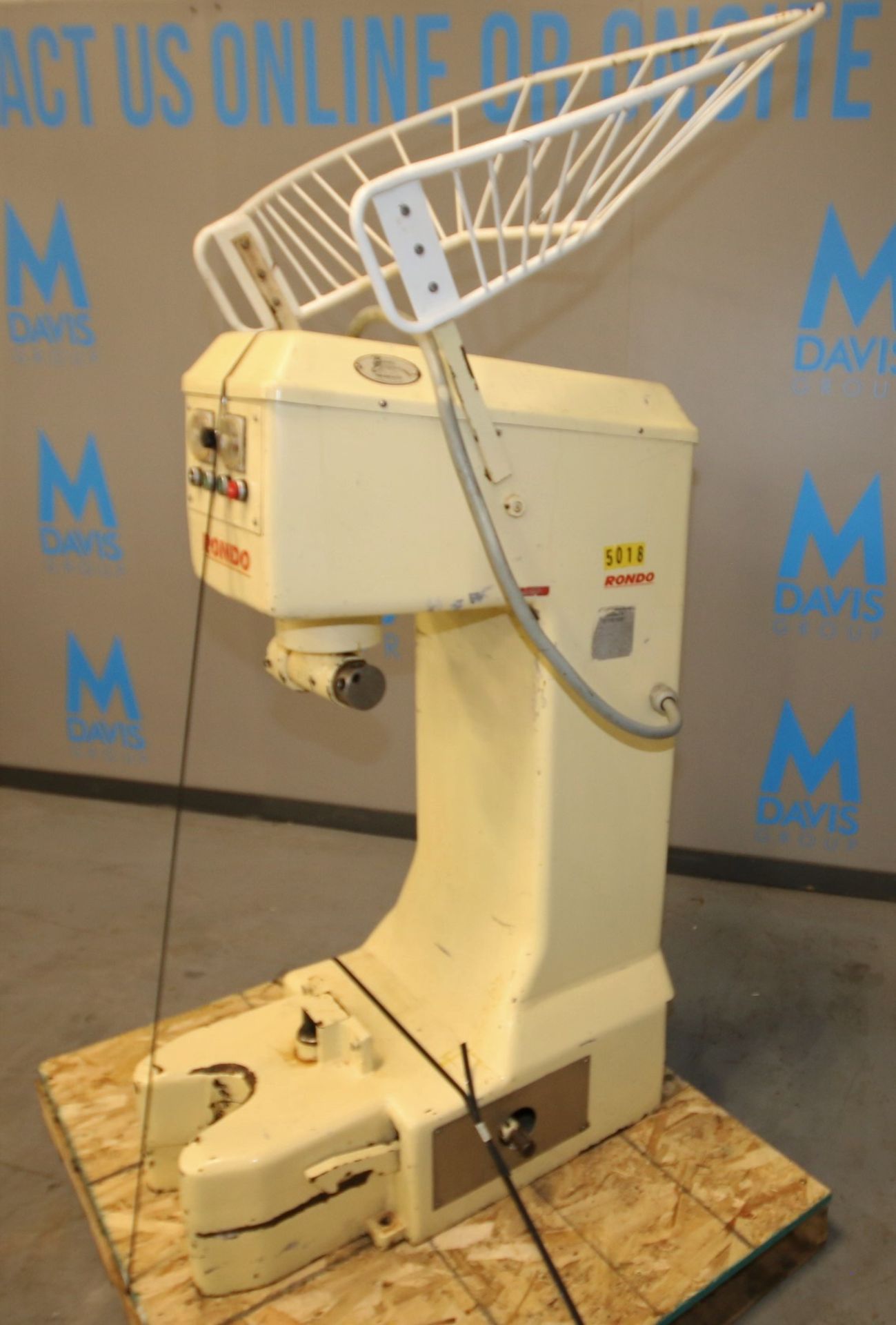 Rondo Dough Mixer, Type SA/SR 180, SN 112 54235 - 1 B, Type ADV 43/8-4S, with Gaurd, 220V (Located - Image 3 of 8