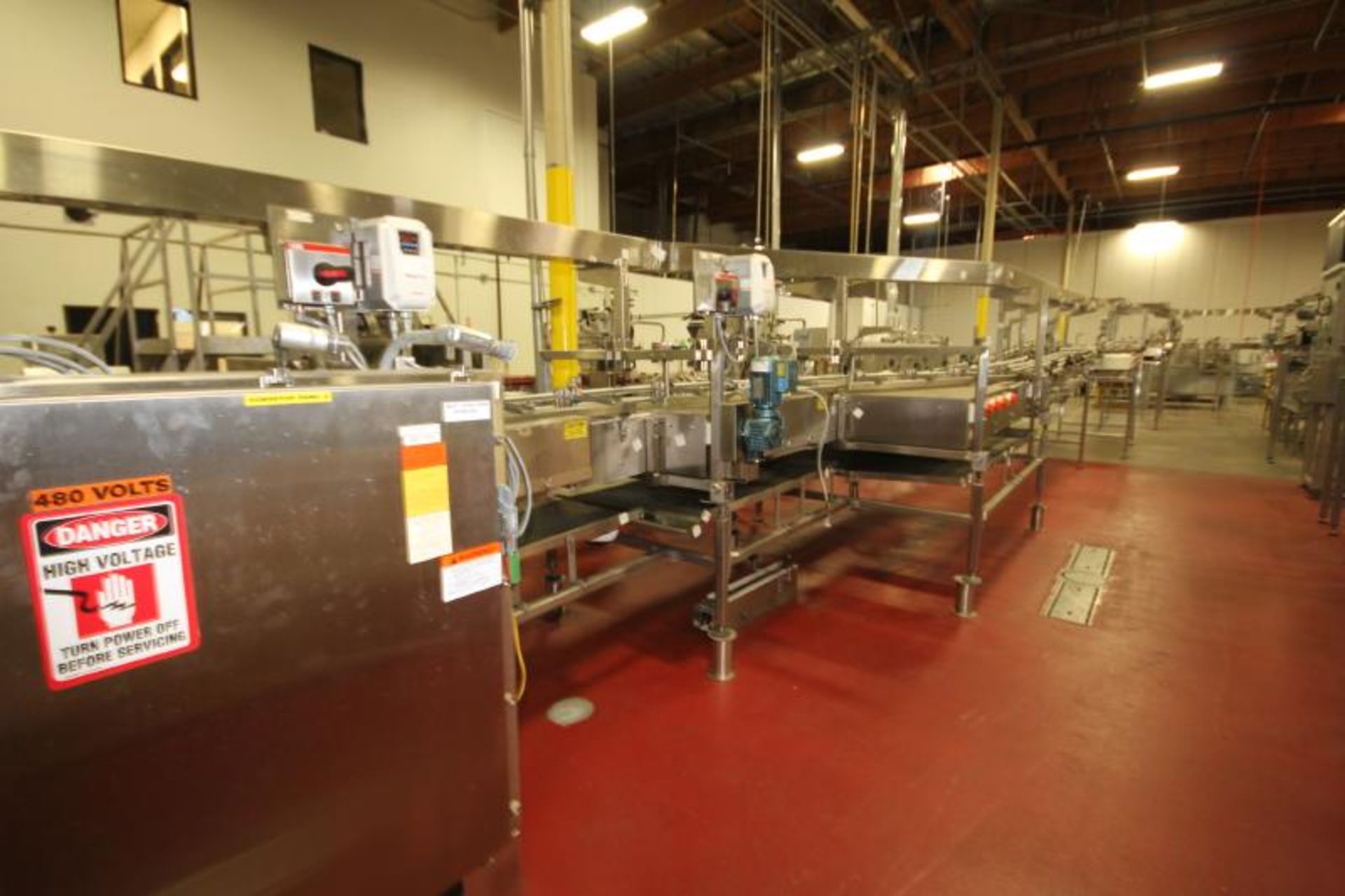 Sentry Aprox. 200' S/S Bottle and Product Conveyor System, Single Filer Section, 7-Bank Control - Image 5 of 6