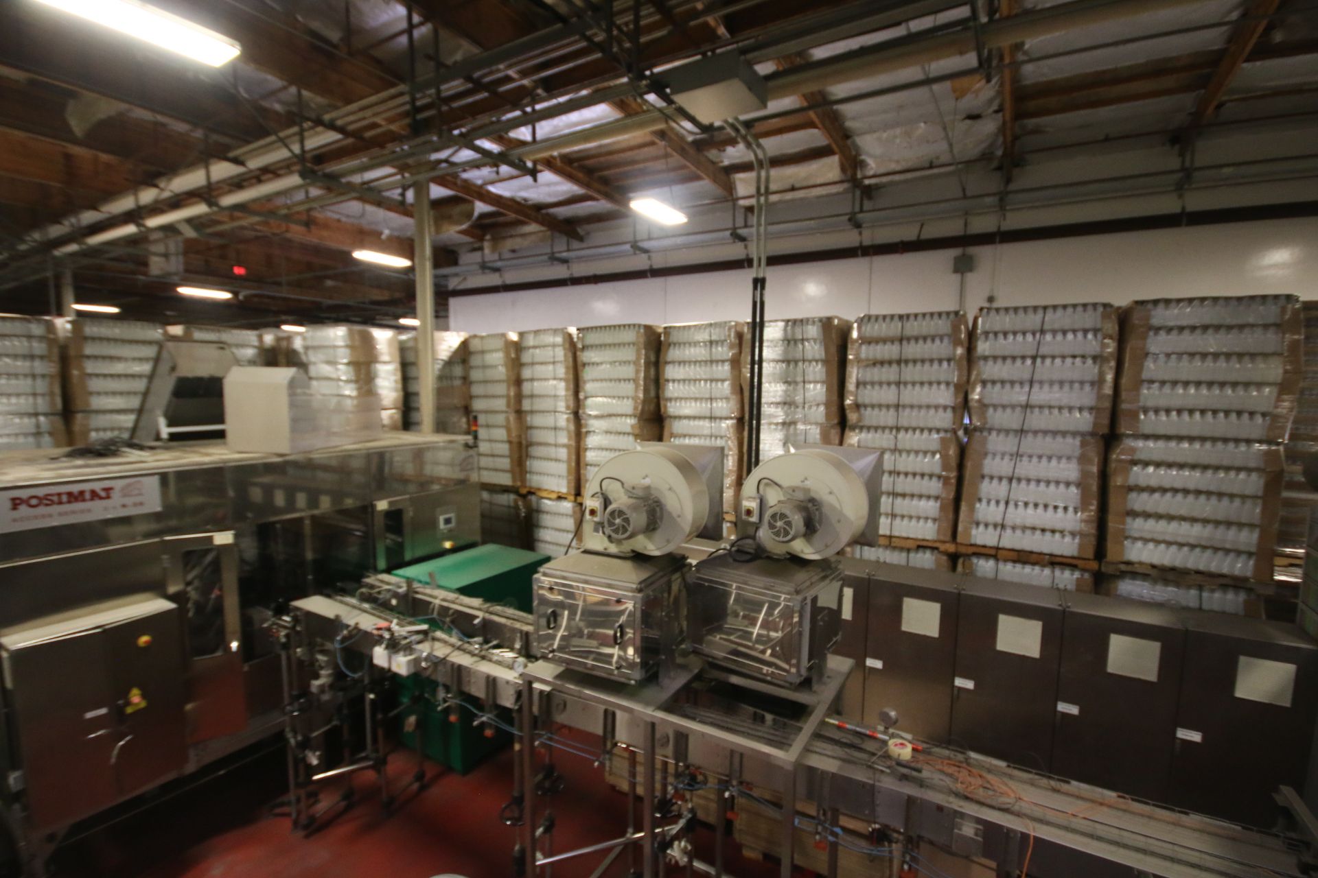 Aprox. 50' Airveyor Conveyor System with Blowers and PLC Controls - Image 2 of 3