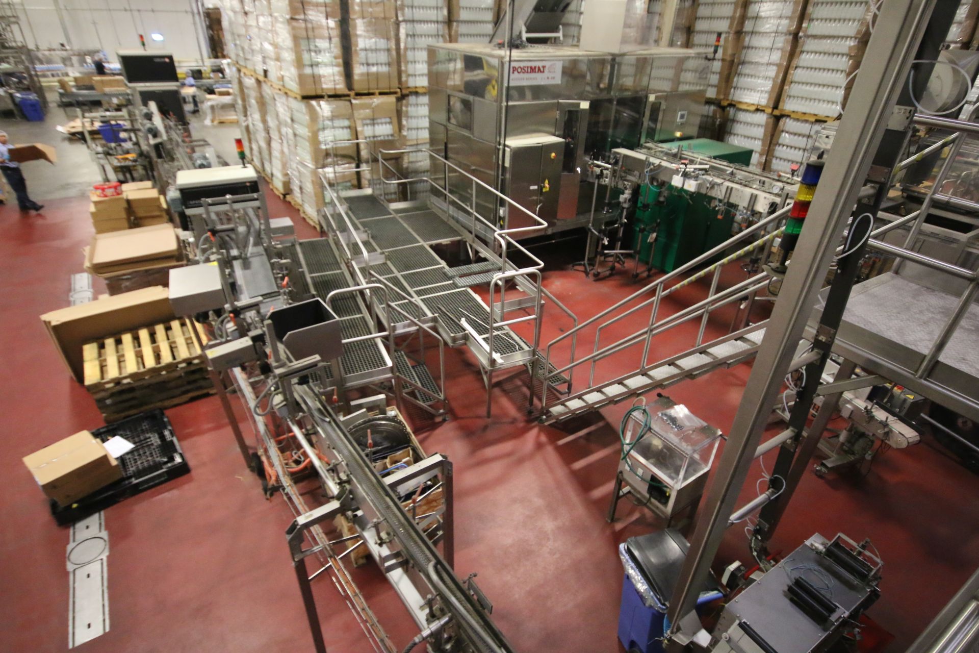 Sentry Aprox. 200' S/S Bottle and Product Conveyor System, Single Filer Section, 7-Bank Control - Image 2 of 6