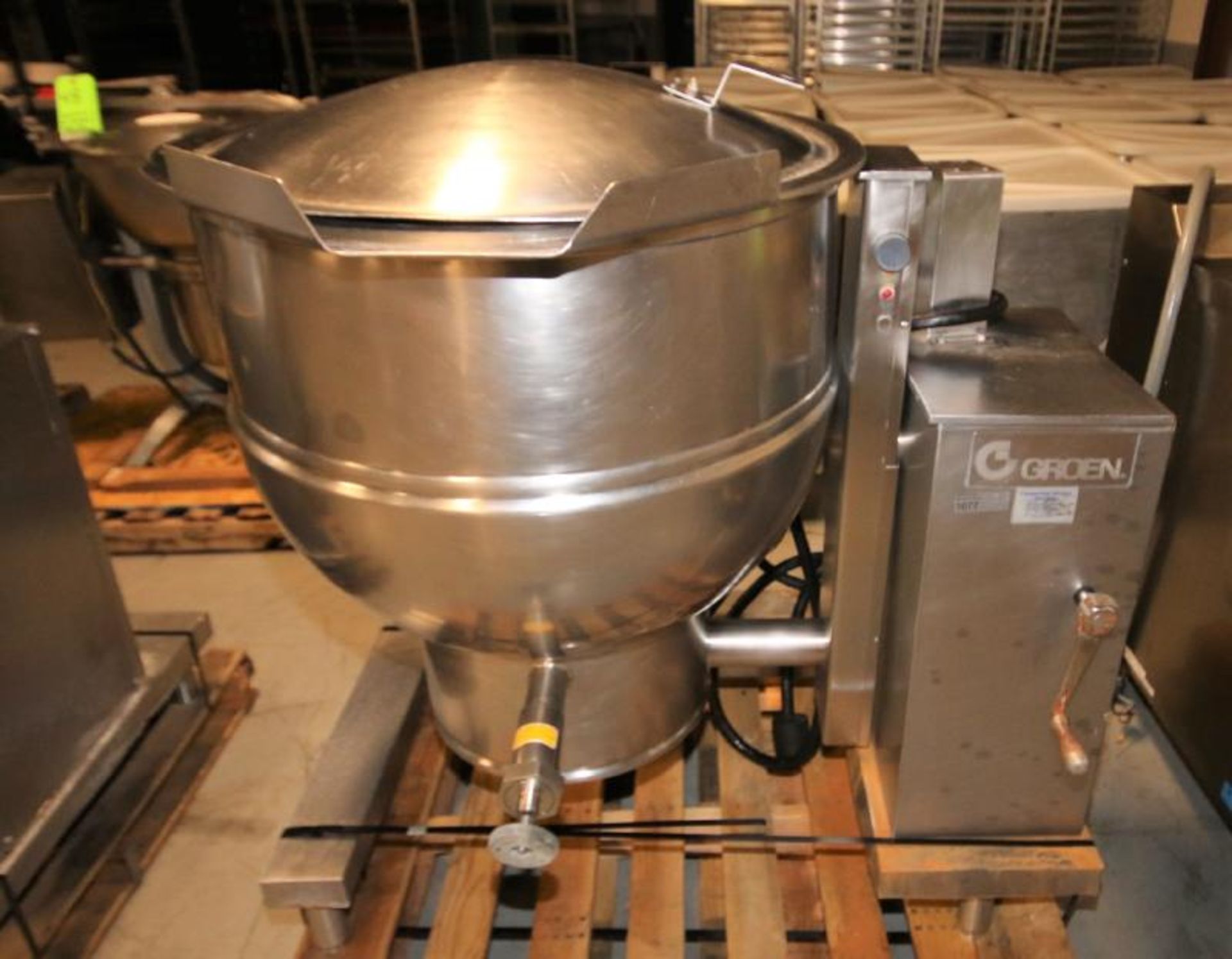 Groen 60 Gal. Tilt Kettle, Model DEE/4T-60, S/N 65179, Jacketed Rated @ 50 PSI @ 300 Degree F (Asset