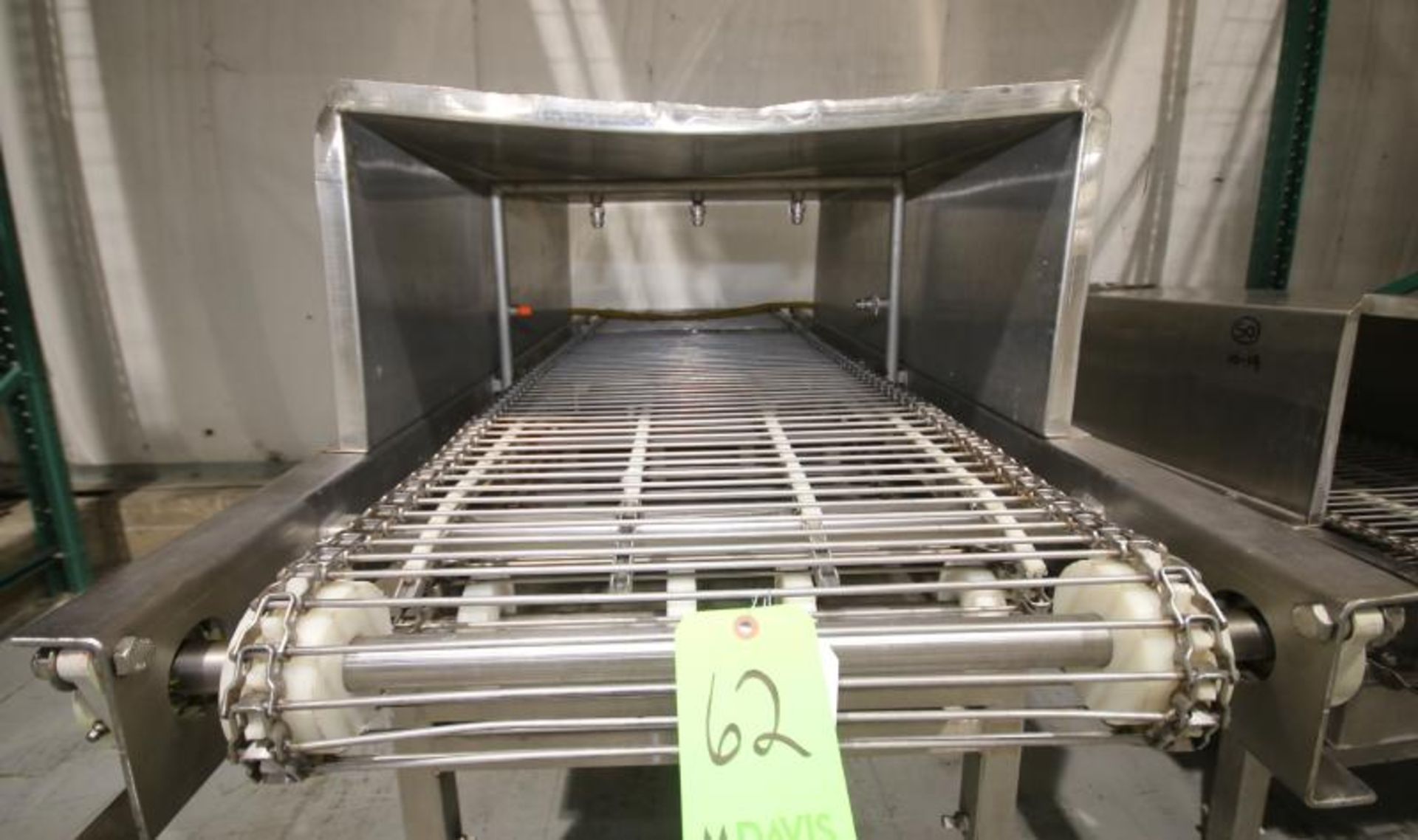 Aprox. 6 ft. L x 22" W x 33" H Enclosed Conveyor on Casters with Drive Motor (Located in Pittsburgh, - Image 2 of 3