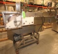 Carruthers Equipment S/S Dicer, Model AutoSlicer 5100, S/N 51065 with 12" W Infeed Conveyor and