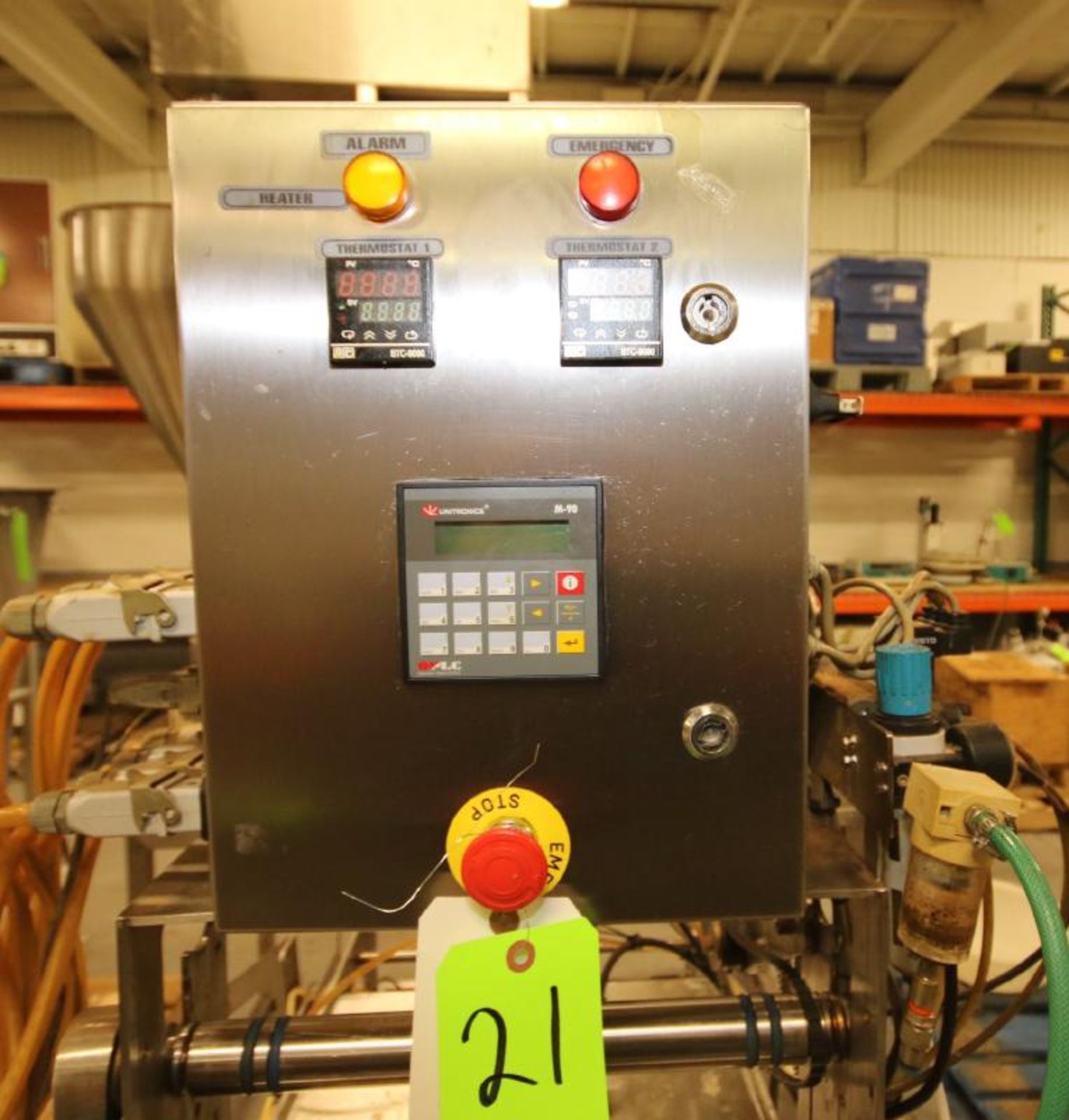 Packline 2-Head S/S Tamper Evident Sealer with 6" W x 8" H Change Parts and Controls Mounted on S/S - Image 7 of 8