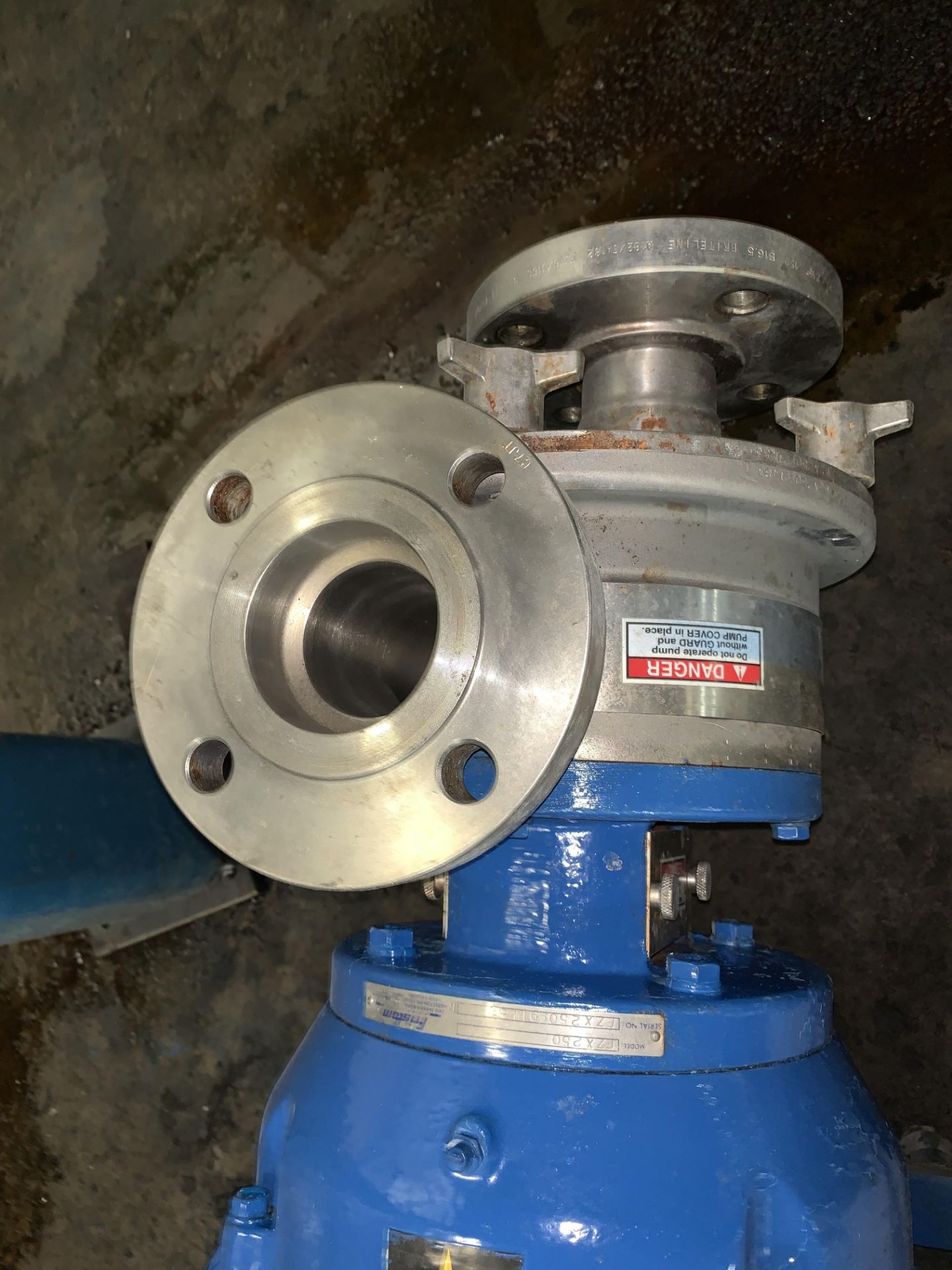 Frisam Stainless Steel Pump with super efficient Baldor 15HP motor rated at two speeds of 1750 and - Bild 4 aus 8