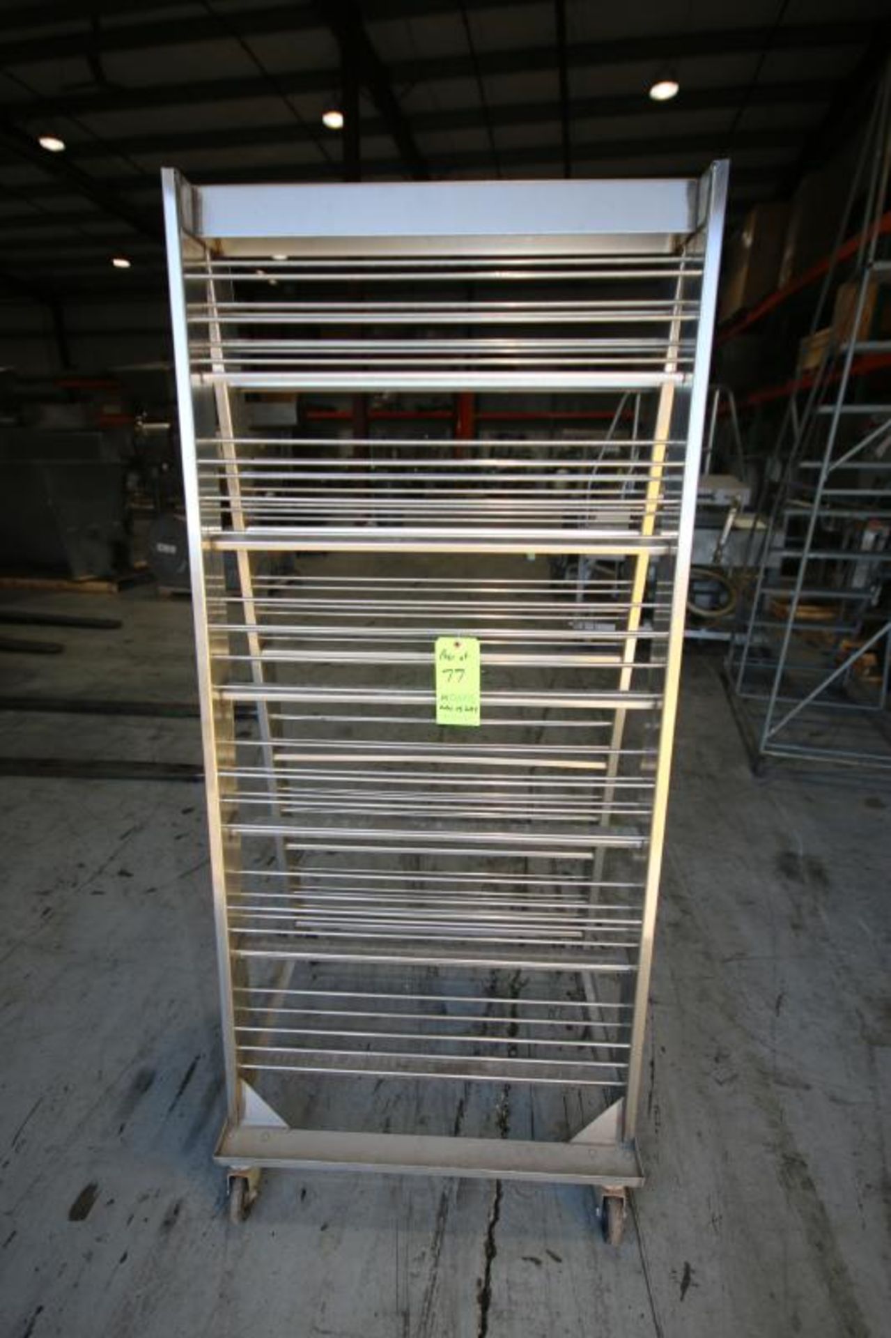 Aprox. 34" W x 30" L x 75" H A-Frame Shape S/S Racks/Carts on Casters (Located Bldg. B Pittsburgh, - Image 2 of 2