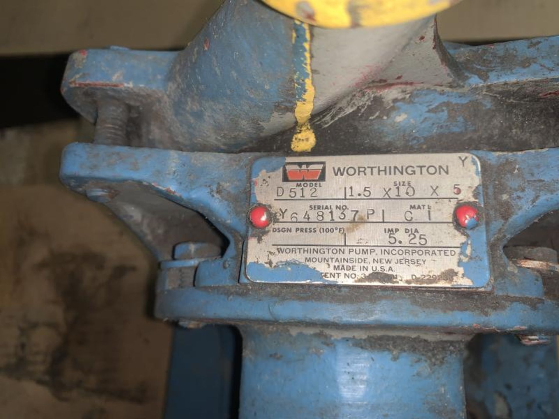 Worthington Pump - (LOCATED IN IOWA, RIGGING INCLUDED WITH SALE PRICE) -- Optional Palletizing - Bild 3 aus 3