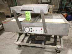 Multivac 2-Chamber Vacuum Packaging Machine, Type AG800, S/N 4966, 220 V, 3 Phase with Onboard Busch