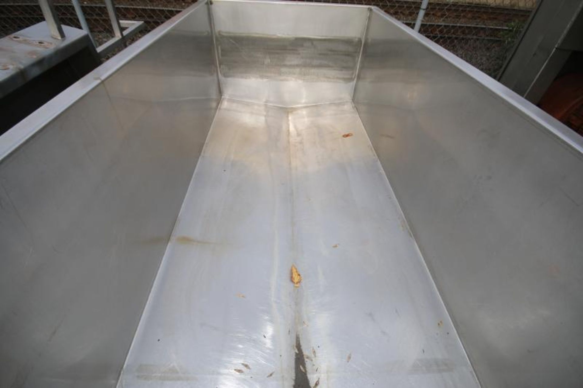 Aprox. 8 ft L x 4 ft W x 30" D S/S Trough, with 4" CT Inlet (Located Pittsburgh, PA) - Image 2 of 4