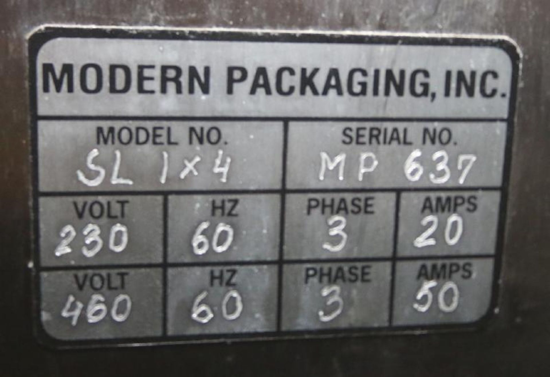 Modern Packaging 4-Wide Cup Filler, SN MP637, with Yogurt & Milk Nozzles, ~12- CPM, Run Speed is - Image 14 of 16