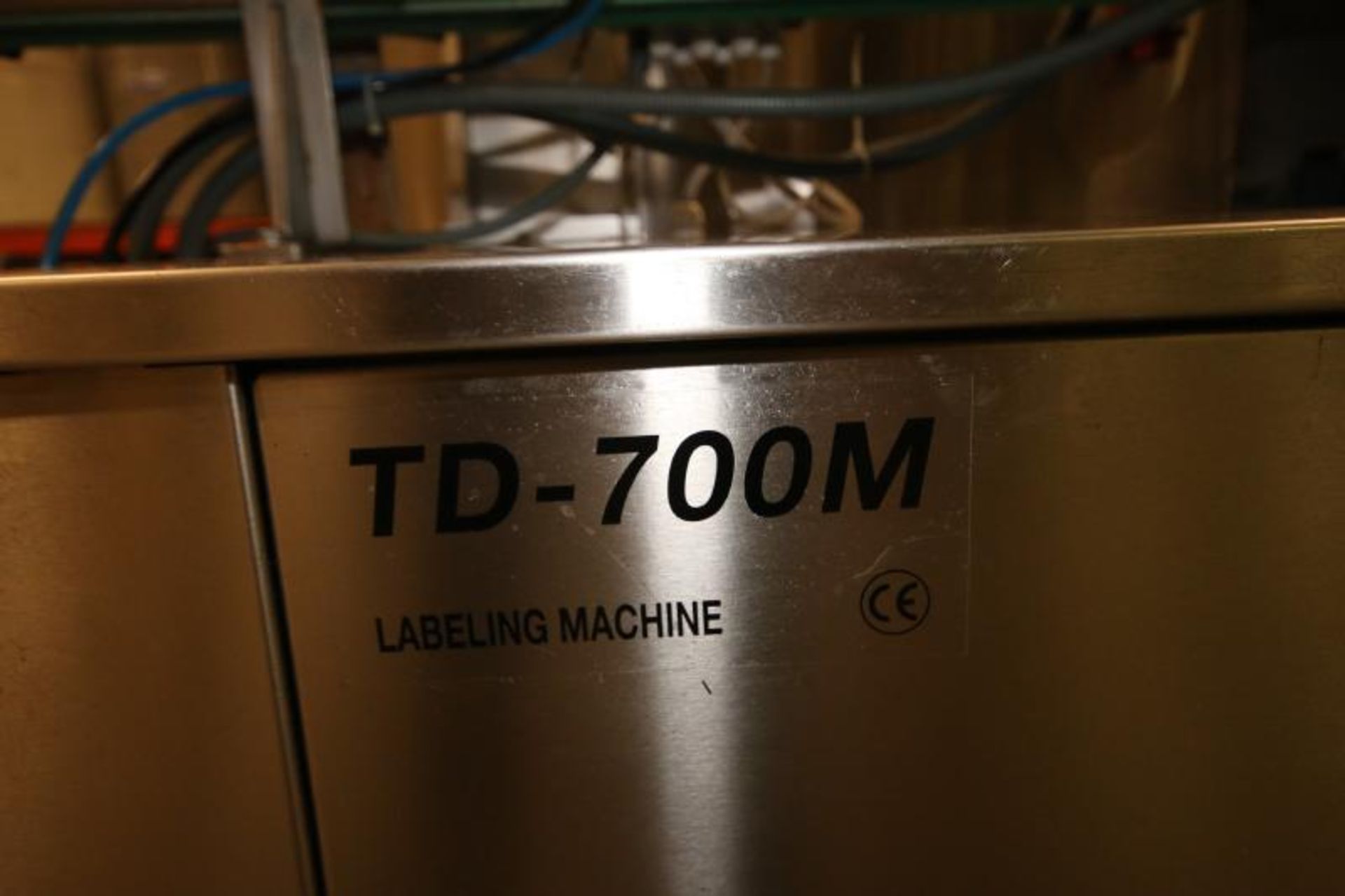 2017 Tadbik Pressure Sensitive Labeler, Model TD 700M, S/N 2962, Full Wrap Around Labele - Image 8 of 8