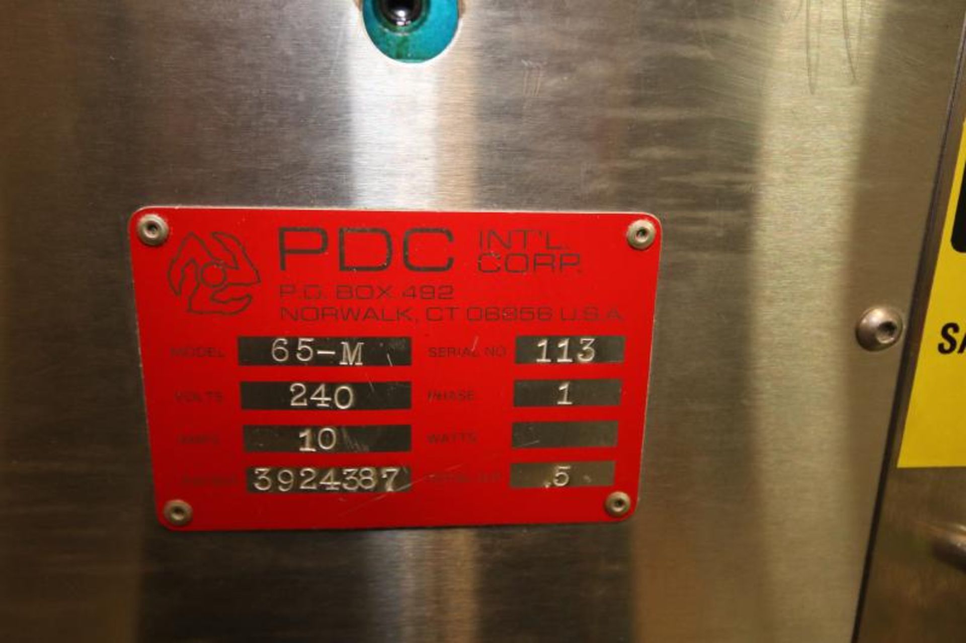 PDC 65M Neck Bander, Model 65M, SN 113m 240 Volts 1 Phase, 10 AMP (***MOZ***) (Located in - Image 5 of 5
