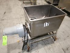 Aprox. 26" L x 19" W x 22" Deep Portable S/S Tilt Paddle Blender with Drive Motor (Located in
