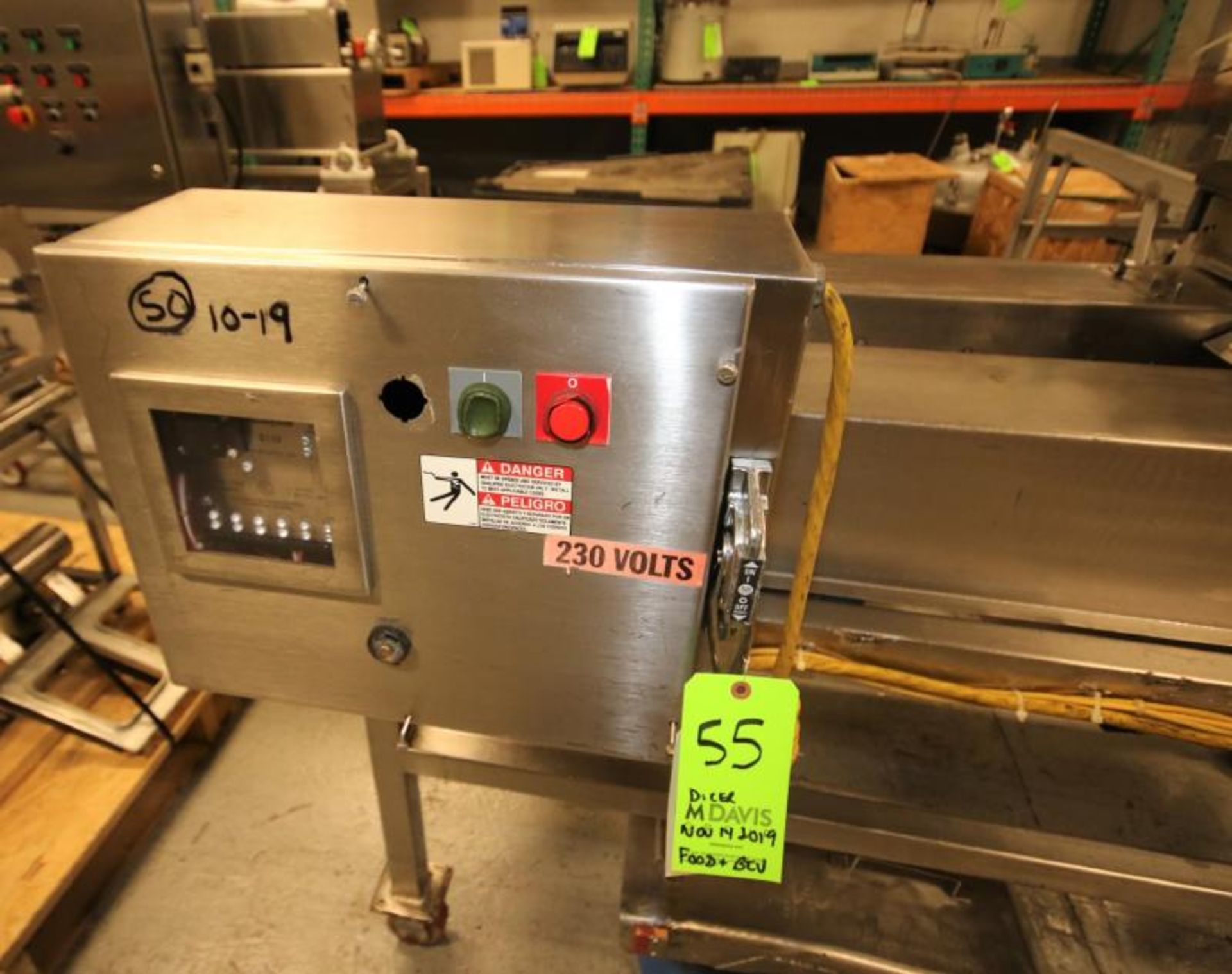 Aprox. 90" S/S Dicer with 5 hp Motor, 950 - 955 / 1140 - 1150 RPM, 200-208-230-460 V, 3 Phase with - Image 6 of 7