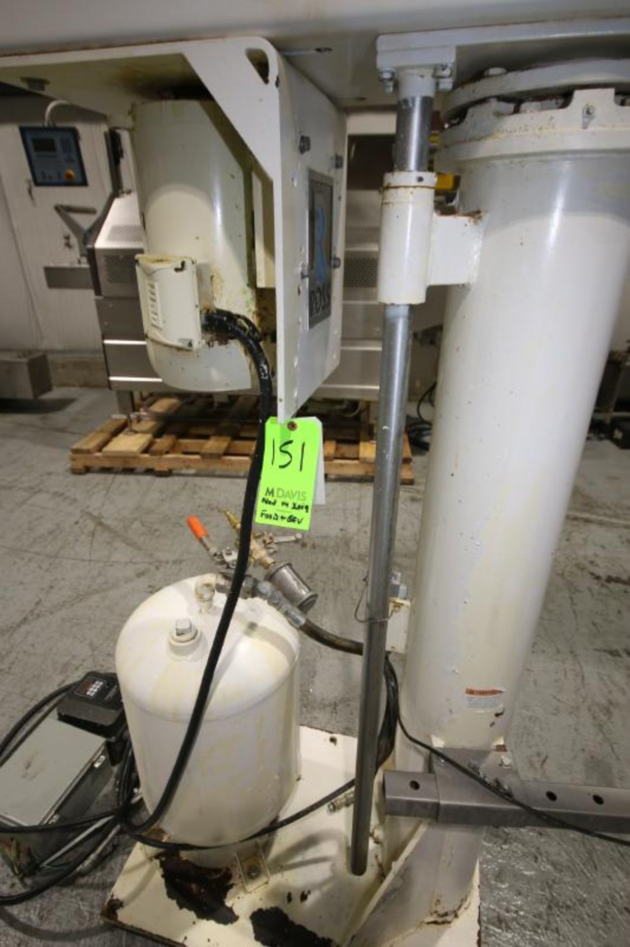 Ross High Speed Disperser / Vertical Mixer, Model HSD-005, SN 111663, with WEG Aprox. 5 hp Motor - Bild 7 aus 9