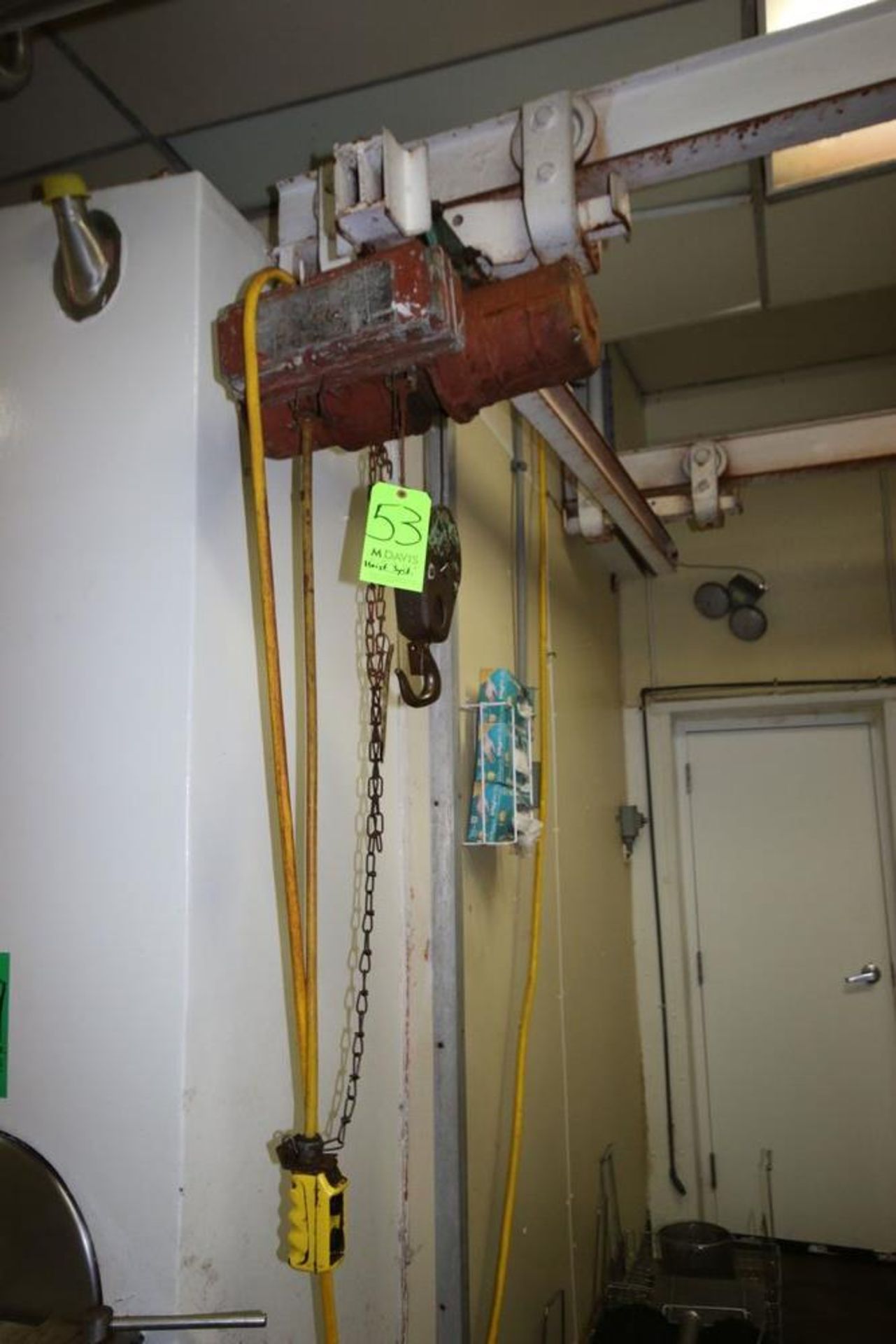 Overhead Hoist System, with P & H Electric Hoist, with I-Beam Ceiling Mounted Trolly System (DA) - Image 4 of 6