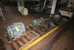 Lot of Assorted Motors & Drives, Includes Some Pump Bodies, Ranging From: 1/2 hp - 25 hp (BM)