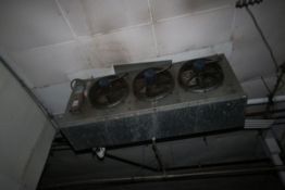 Krack 3-Fan Blower, with Square D Safety Switch (NOTE: Located Overhead in Distribution Side of