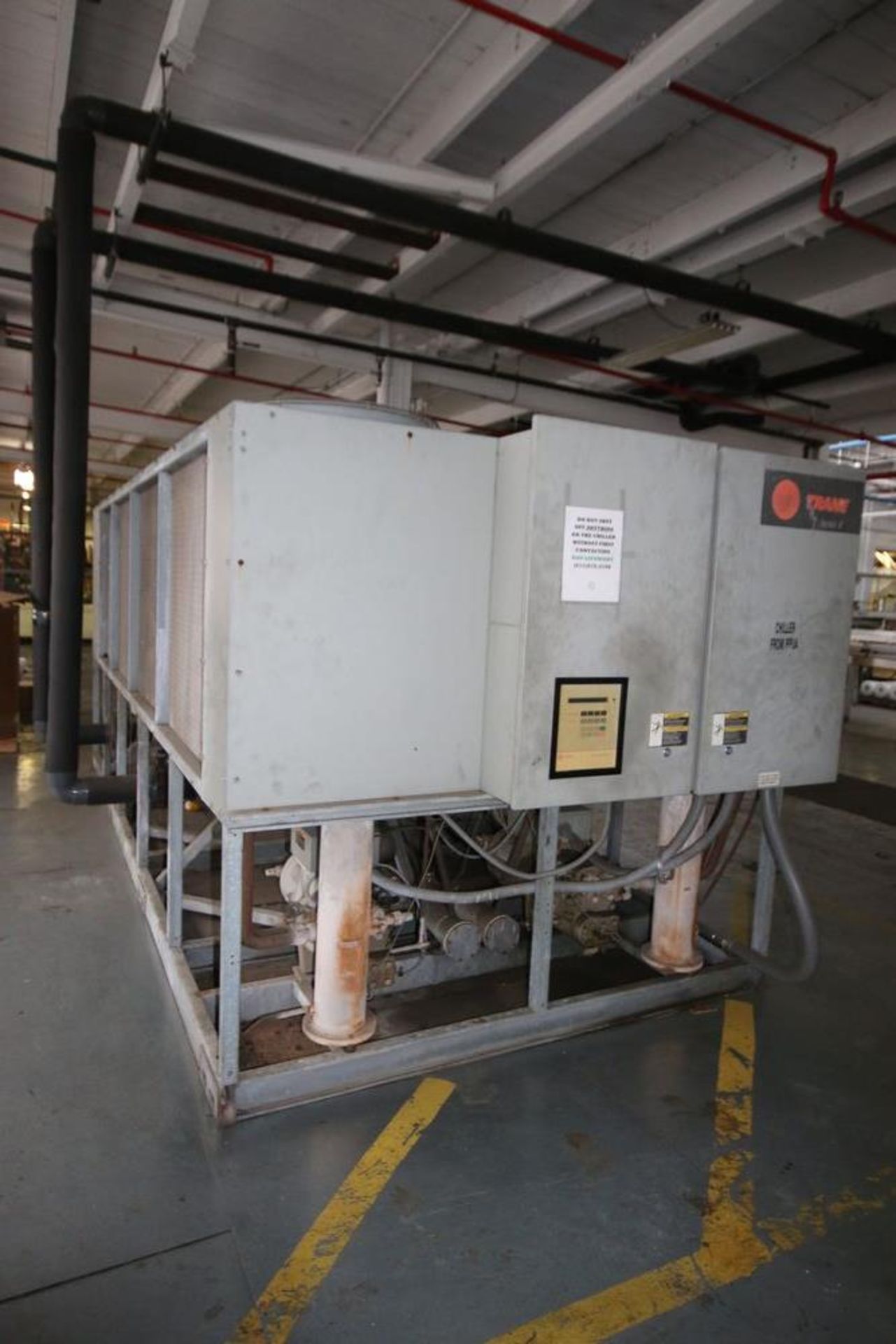 Trane 80 Ton Air Cooled Rotary Liquid Chiller, M/N RTAA0804XJ01A3DOB, S/N U98F01408, Design - Image 4 of 16