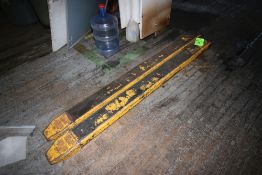 Set of Vestil Forklift Extensions, Overall Length Aprox. 72" L (BM)