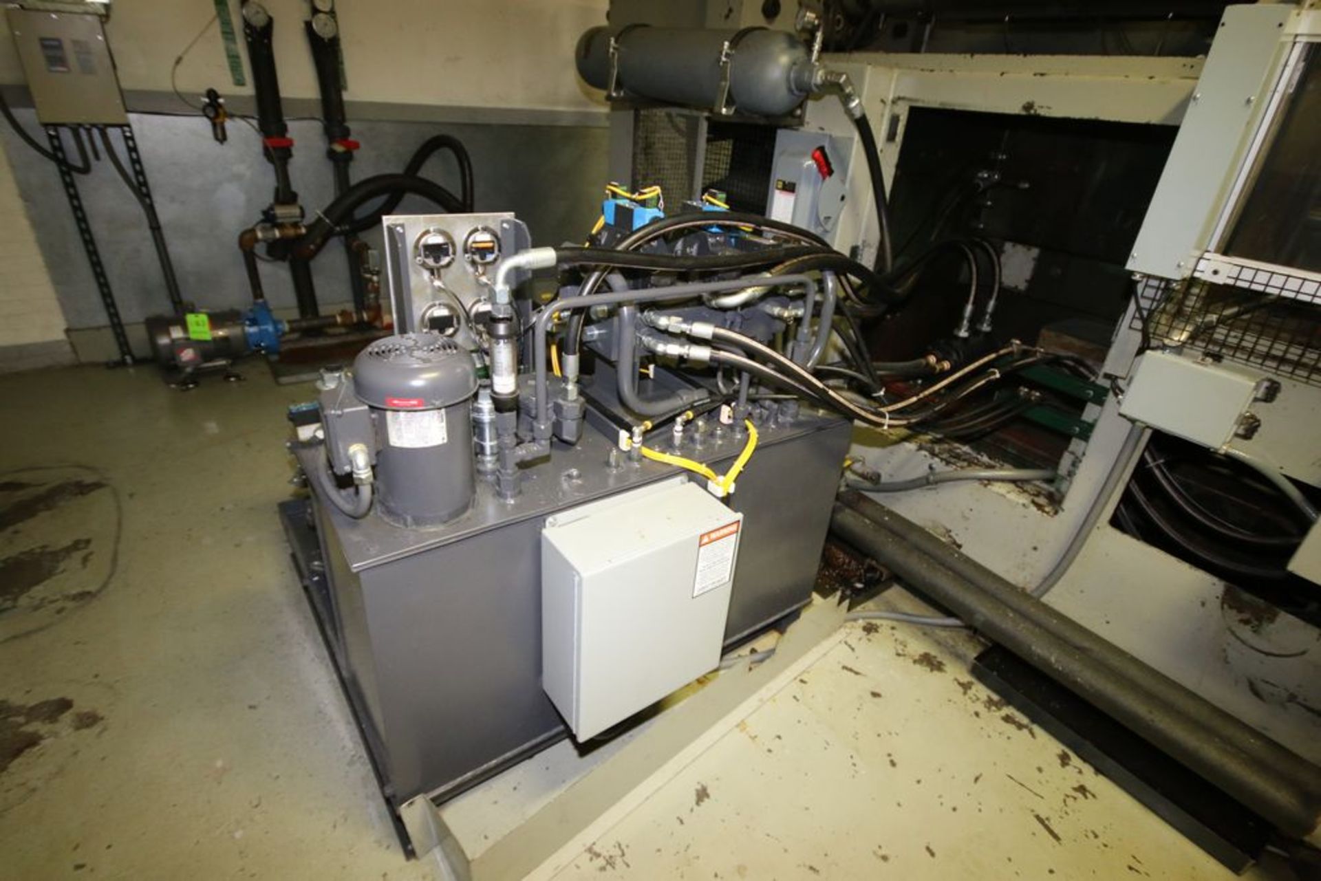 Uniloy 4-Head HDPE Blow Molder, Upgraded in 2013: Barrel, High Output Screws, Allen Bradley PLC, - Image 18 of 26