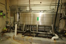 Creamery Products Co. 3-Section S/S CIP System, S/N 128, with S/S Balance Tank, with (1) 7.5 hp