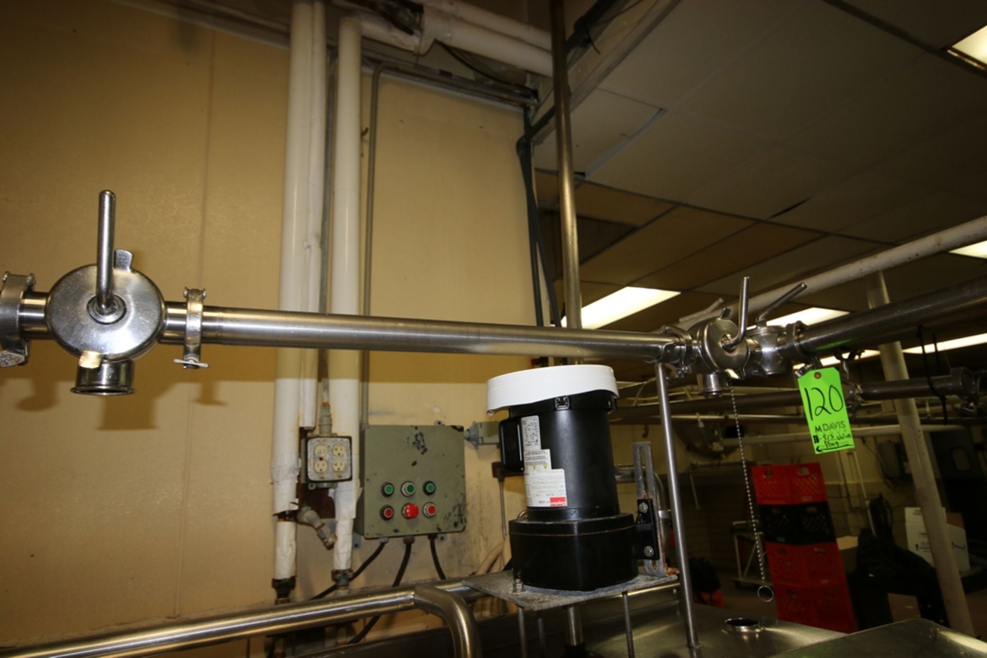 S/S 2" Plug Valves, with S/S Clamps (NOTE: Installed in Ice Cream Section of Plant) (DA) - Image 3 of 6