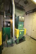 BULK BID LOT #189 & LOT #190-FOREMOST GRINDER WITH CARBON STEEL REGRIND HOLDING BIN ON CASTERS (BM)