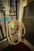 Misc. Items on Process Floor, Includes S/S Switch Panel, (3) Hose Holders with Hose and Spray