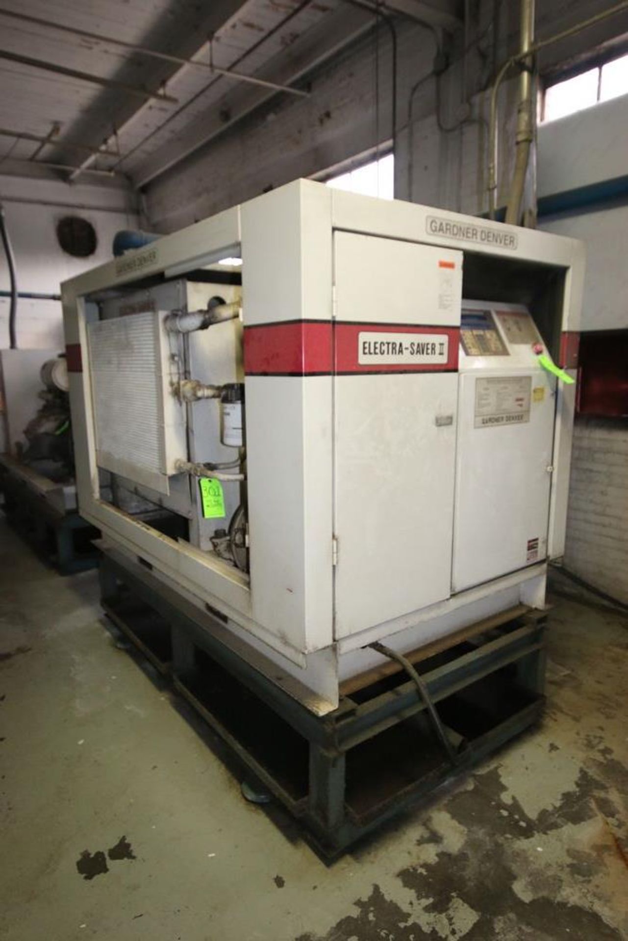 Gardner Denver 75 hp Rotary Screw Air Compressor, M/N EBMOLC, S/N U14364, 460 Volts, with Weg 1785 - Image 4 of 10