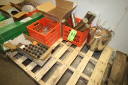 Pallet of Misc. Lab Glassware, with S/S Bucket & Glass Pipettes (DA)