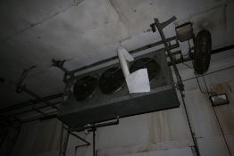 Krack 3-Fan Blower, with Square D Safety Switch (NOTE: Located Overhead in Distribution Side of