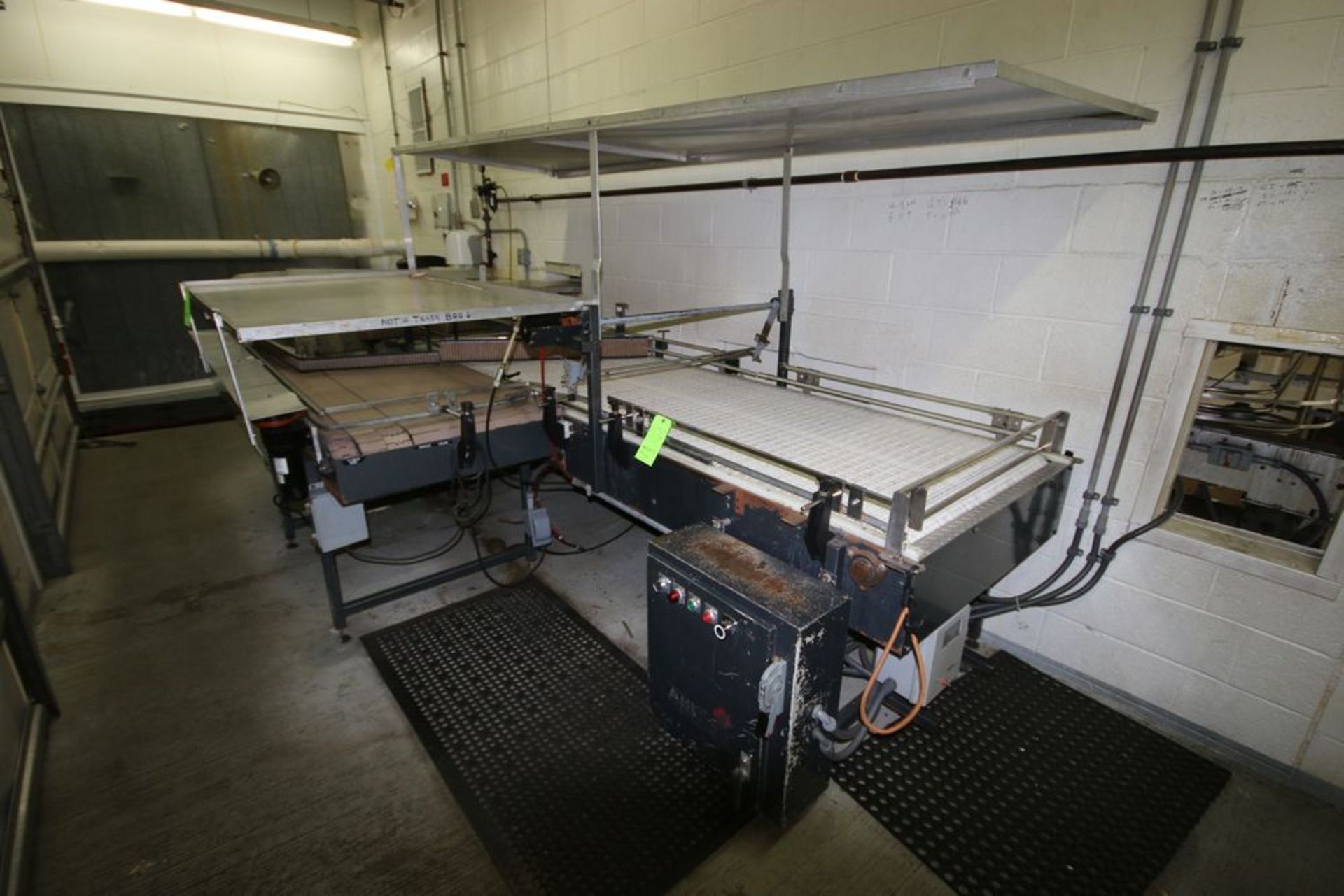 AIS Debagging Table, with Table Top Single Filer, with S/S Discharge Conveyor, Aprox. 36" W Table - Image 2 of 12