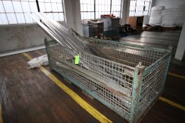 Forklift Cage with Straight Sections of Conduit, Cage Dims.: Aprox. 106" L x 46" W x 30" D (BM)