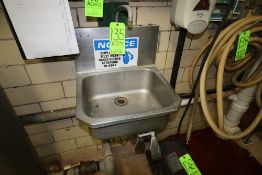 S/S Single Bowl Sinks, with Knee Controls (DA)