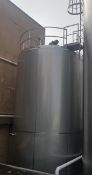 WCB All S/S 20,000 Gal. Jacketed Silo with Vertical Agitation