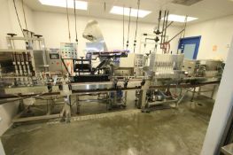 Norland Bottle Filling Line, Includes: -Norland 8-Head Filler, M/N BF3000 XLT, with