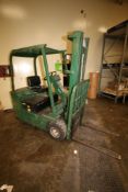 Clark Aprox. 3,000 lb. Electric Sit-Down Forklift, M/N TW30B, S/N TW235 25, with Single Stage