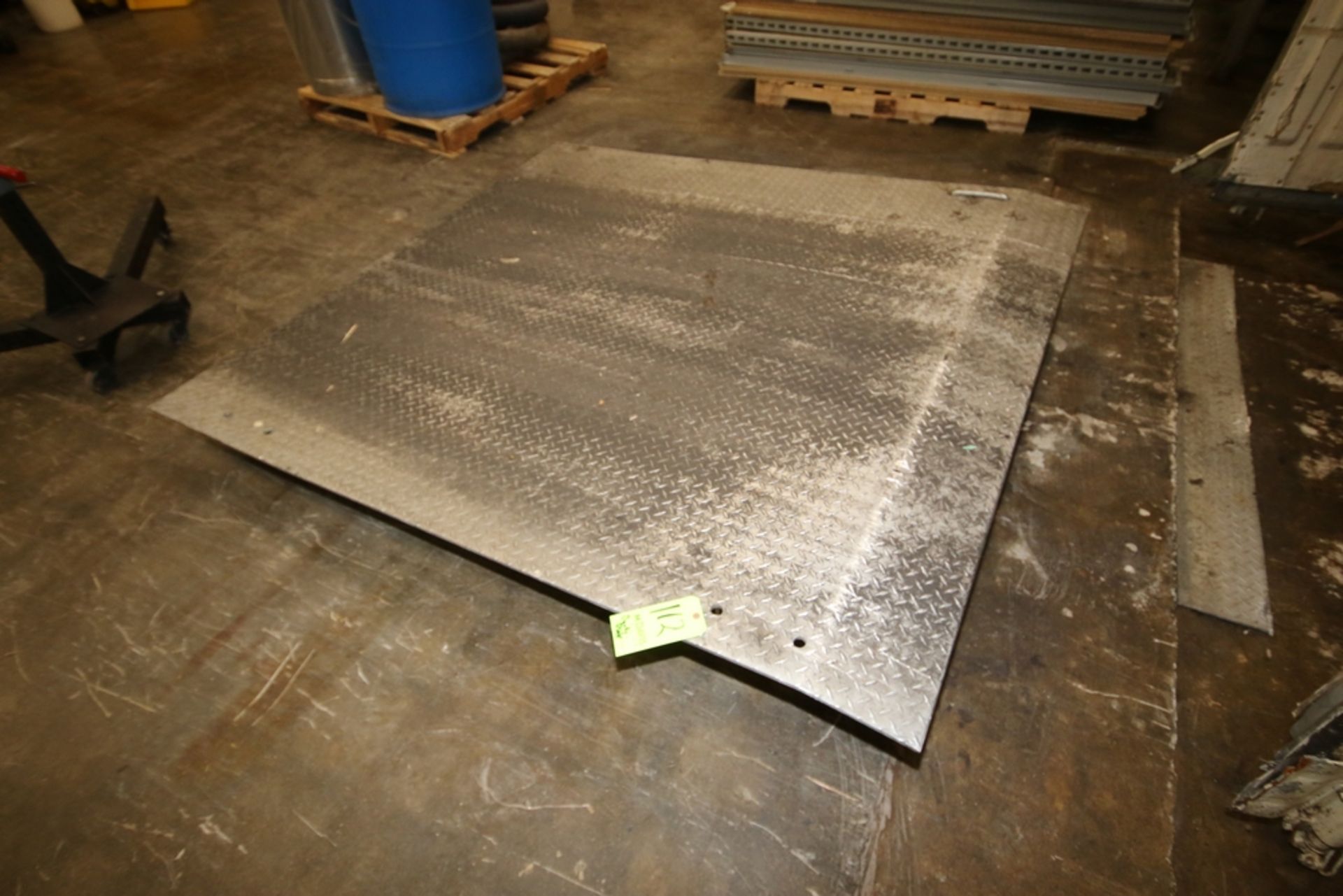 Galvanized Dock Plate, Overall Dims.: Aprox. 75" L x 72" W - Image 2 of 2