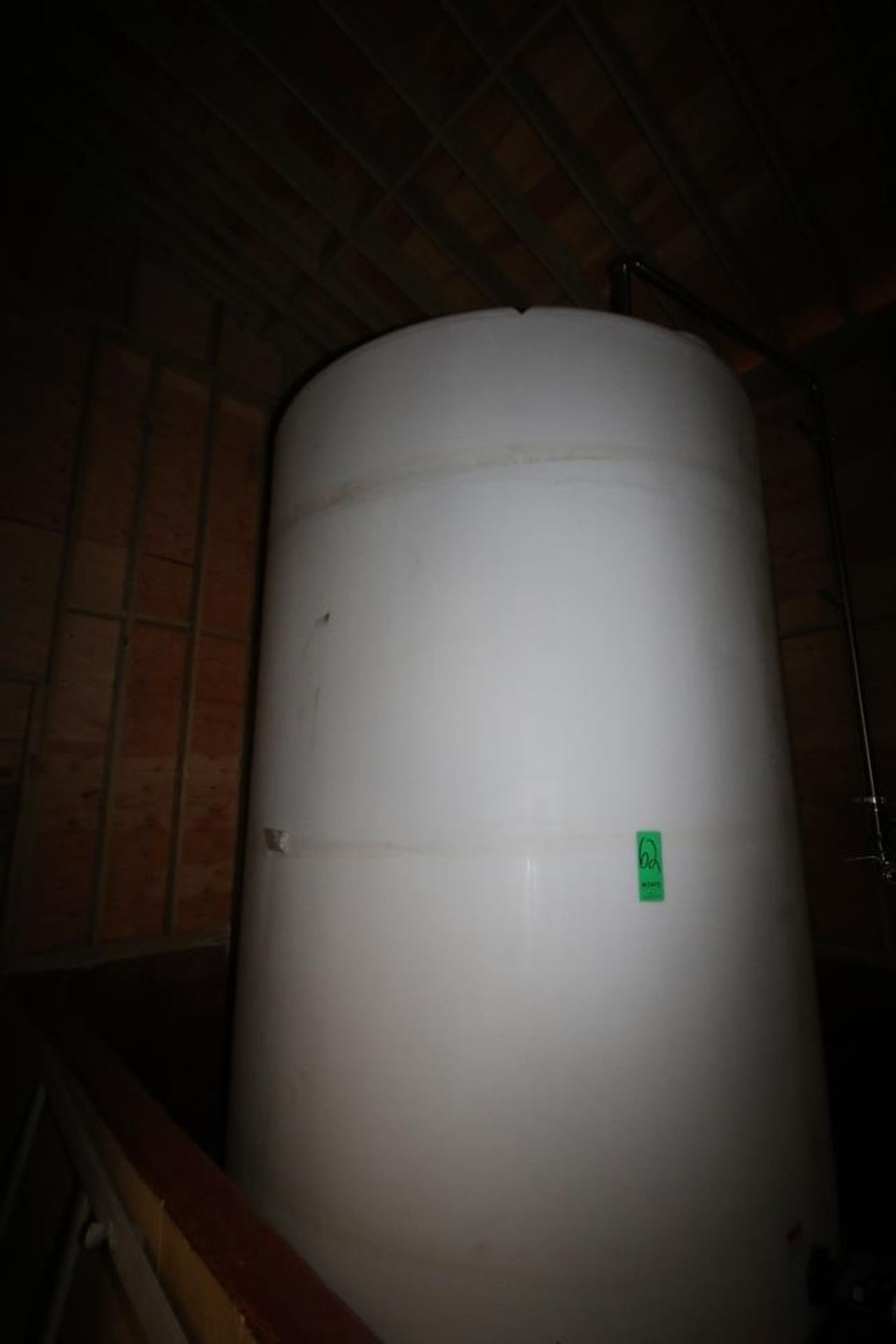 Aprox. 3,200 Gal. Plastic Vertical Single Wall Tank, Overall Dims.: Aprox. 7' Dia. x 12' Tall - Image 2 of 2