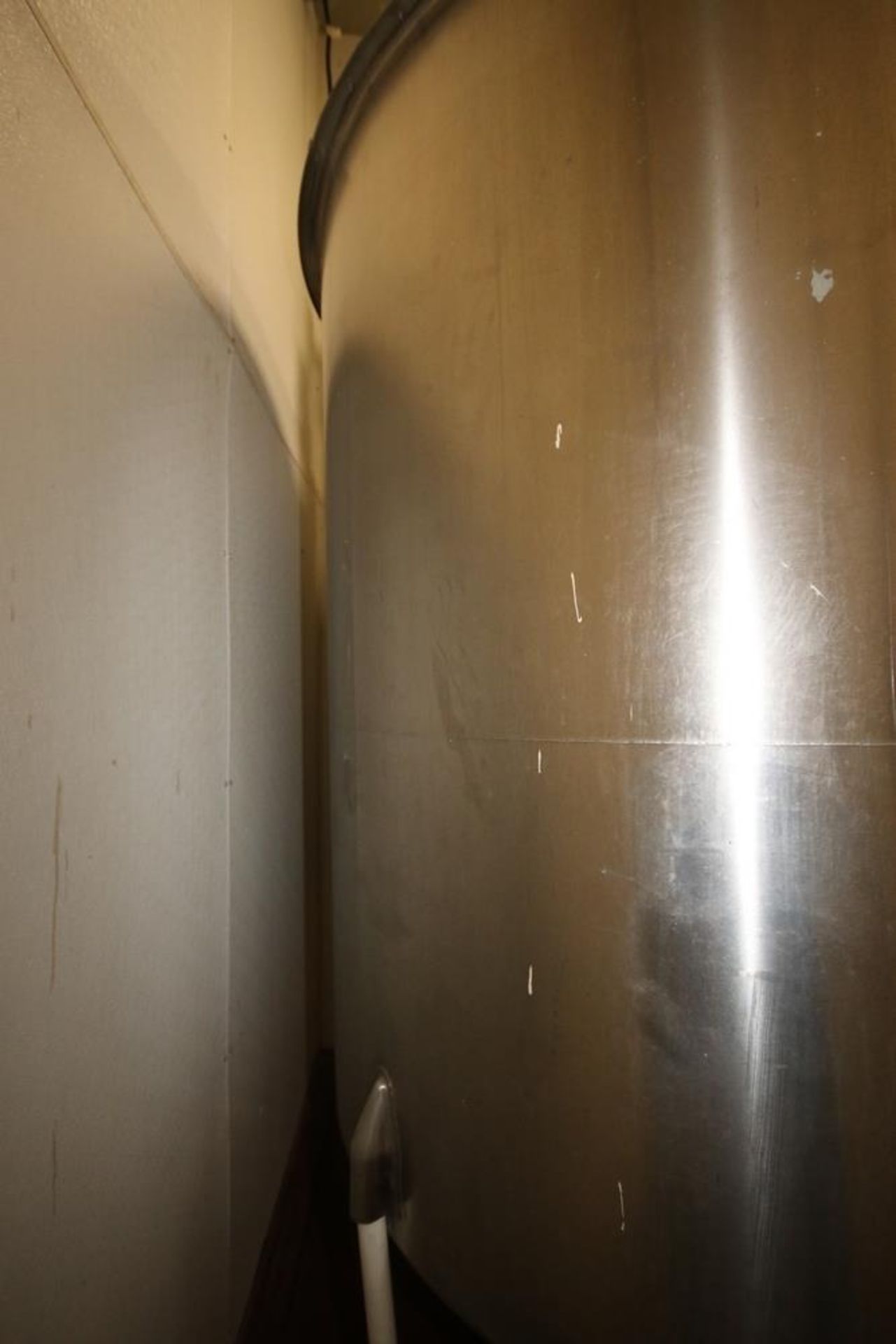 Chem-Tek 1,540 Gal. S/S Single Wall Tank, M/N OVS, S/N 20752, with Vertical S/S Agitation with Motor - Image 7 of 7