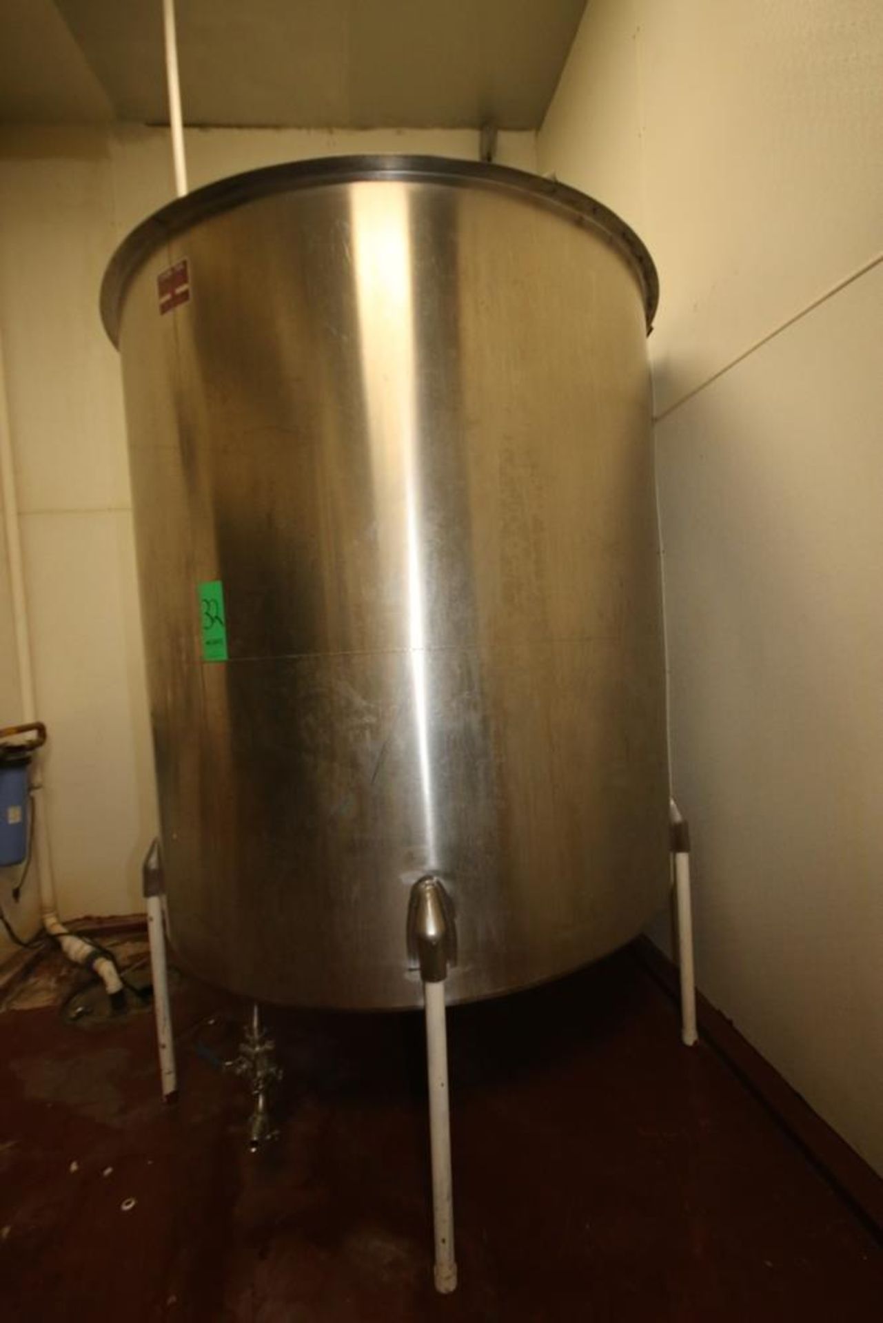 Chem-Tek 1,540 Gal. S/S Single Wall Tank, M/N OVS, S/N 20752, with Vertical S/S Agitation with Motor - Image 5 of 7