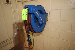 Hose Reel with Hose & Spray Nozzel, with Hot & Cold Connections