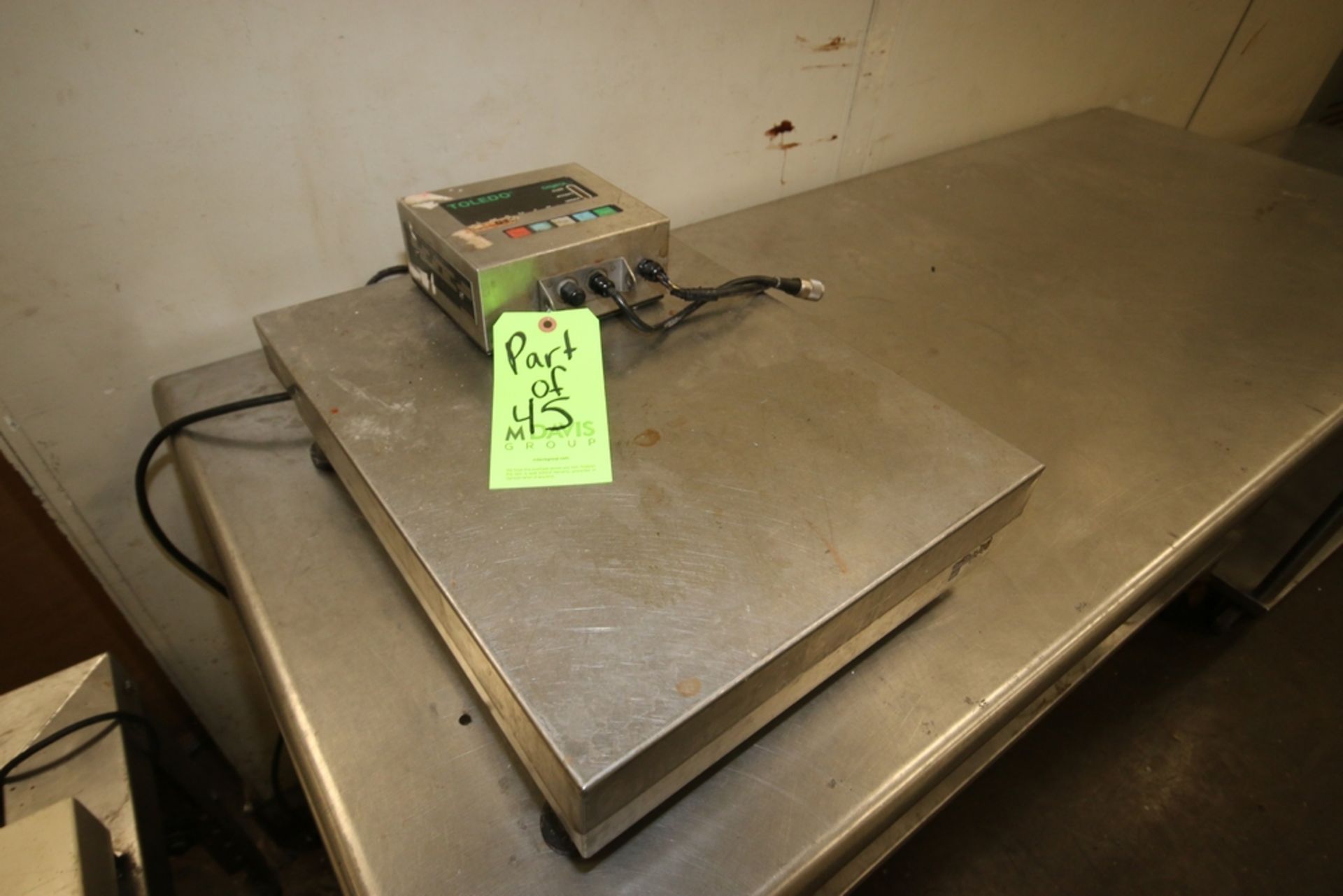 Digital Platform Scales, 1-Weigh-Tronix Sclae, M/N WI-125, S/N 007756, with 20" x 20" Platform, with - Image 3 of 3