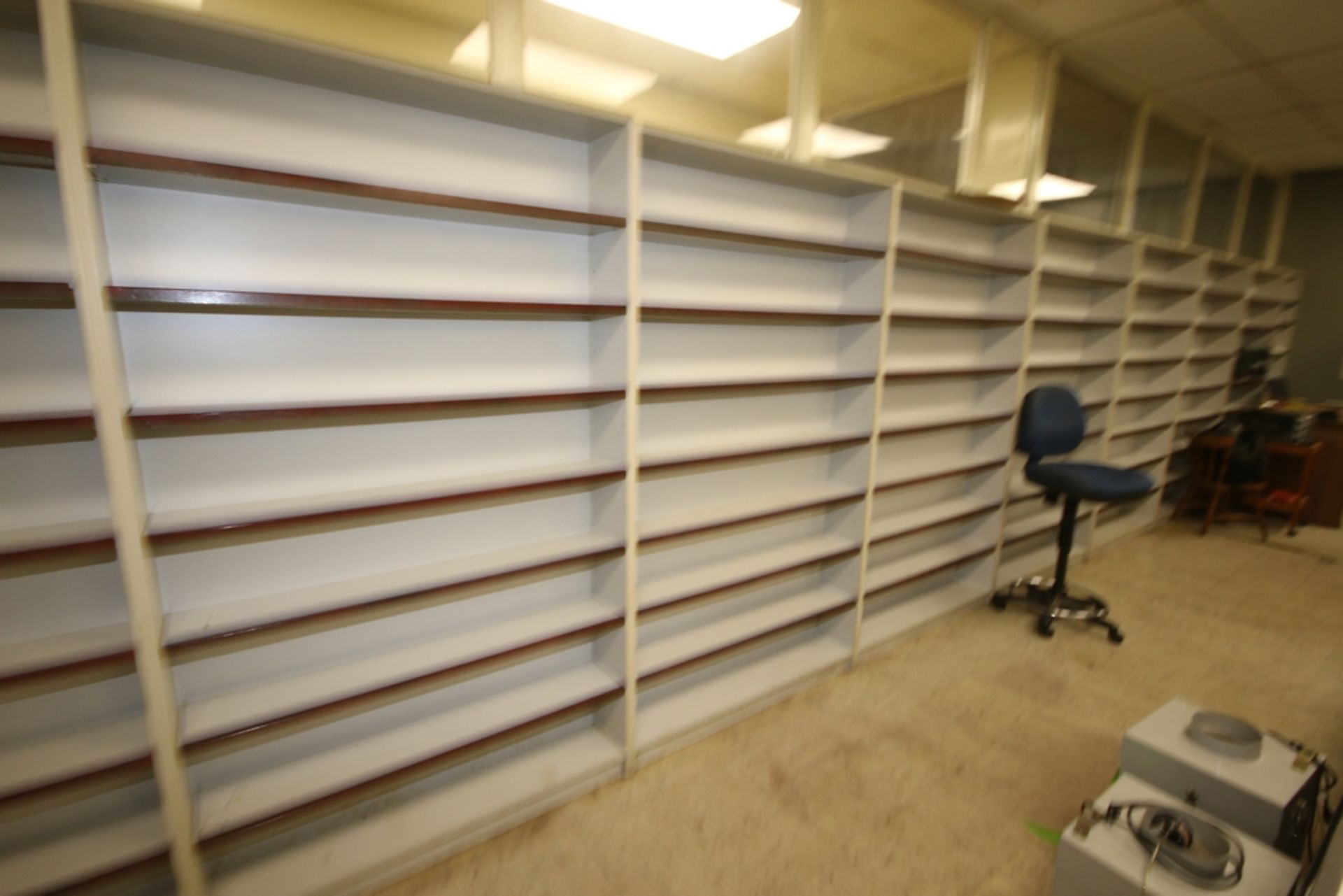Sections of Wooden Lab Shelving, Section Overall Dims.: Aprox. 7' H x 4' W - Image 2 of 4