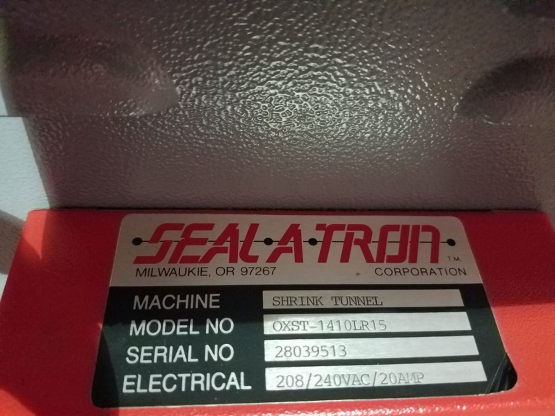 Seal-A-Tron L-Bar Sealer, M/N OXLBS-1620-MC, S/N 24089613, 120 VAC/11AMP (LOCATED IN FT. WORTH, - Image 4 of 5